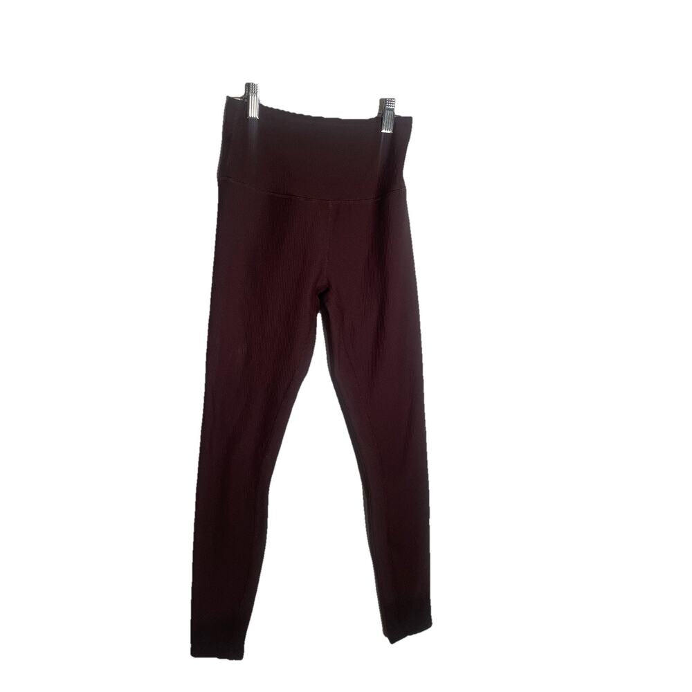 Varley Brown Ribbed Activewear‎ leggings Size XS